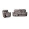 Armen Living Estelle Power Reclining 2 Piece Sofa and Recliner Set in Gunmetal Fabric SETESGM2PC - alternate 2